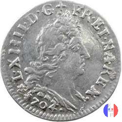 5 Sols alle insegne 1704 (Strasbourg)