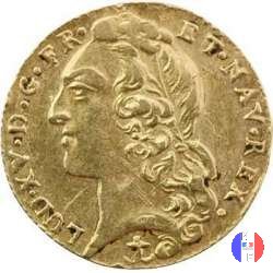 Doppio Luigi al bandeau dal 1742 al 1749 1742 (Aix-en-provence)