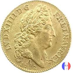 Doppio Luigi d'oro del sole 1712 (Paris)