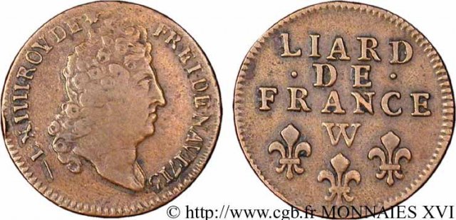 Liard di Lille 1715 (Lille)