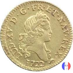 Luigi d'oro ai 2 L 1722 (Bourges)