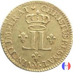 Luigi d'oro ai 2 L 1722 (Bourges)