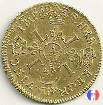 Luigi d'oro ai 4 L dal 1693 al 1695 1693 (Paris)