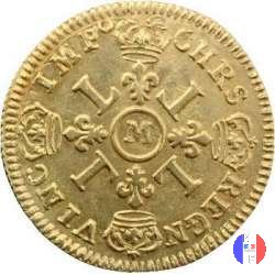 Luigi d'oro ai 4 L dal 1693 al 1695 1693 (Toulouse)