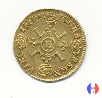 Luigi d'oro ai 4 L dal 1693 al 1695 1693 (Tours)