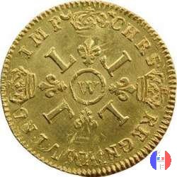 Luigi d'oro ai 4 L dal 1693 al 1695 1694 (Lille)