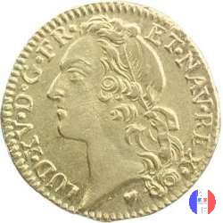 Luigi d'oro al Bandeau 1740 -1744 1744 (Aix-en-provence)