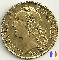 Luigi d'oro al bandeau 1753 - 1774 1753 (Paris)