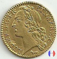 Luigi d'oro al bandeau 1753 - 1774 1756 (Paris)