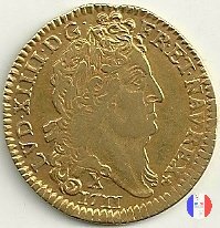 Luigi d'oro del sole 1711 (Amiens)