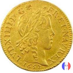 Luigi d'oro mèche longue dal 1646 al 1652 1652 (Paris)