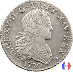 Piccolo Luigi d'argento 1720 (Bordeaux)