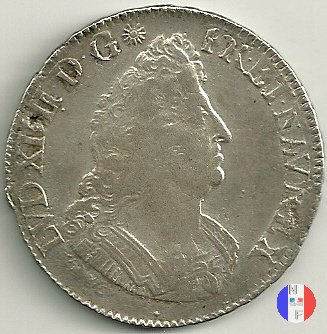 scudo " aux palmes"dal 1693 al 1695 1695 (Paris)