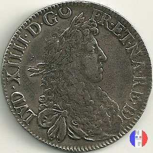 scudo "au buste juvenile de Béarn" 1670 (Pau)