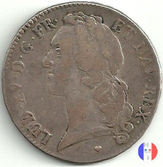 scudo "au bandeau" dal 1740 al 1744 1742 (Strasbourg)