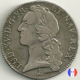 scudo "au bandeau" dal 1740 al 1744 1743 (Dijon)