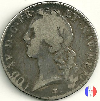 scudo "au bandeau" dal 1740 al 1744 1743 (Aix-en-provence)