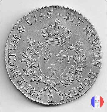 scudo "au bandeau" dal 1745 al 1748 1745 (Bayonne)