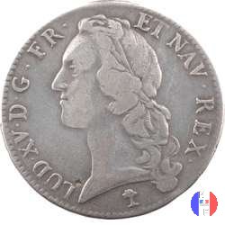 scudo "au bandeau" dal 1745 al 1748 1746 (Troyes)