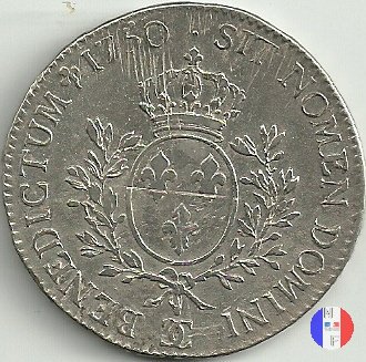 scudo "au bandeau" dal 1749 al 1752 1750 (Besançon)