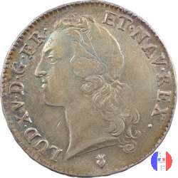 scudo "au bandeau" dal 1753 al 1757 1755 (Tours)