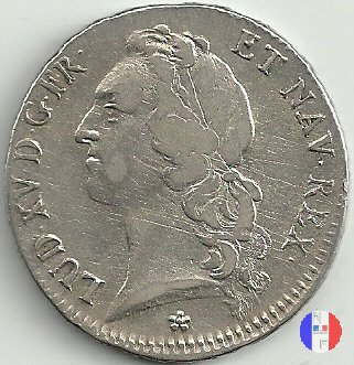 scudo "au bandeau" dal 1758 al 1762 1758 (Metz)