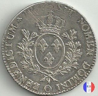 scudo "au bandeau" dal 1763 al 1766 1764 (Riom)