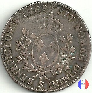 scudo "au bandeau" dal 1767 al 1774 1769 (Reims)