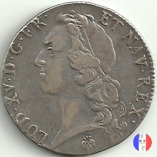 scudo "au bandeau" dal 1767 al 1774 1771 (Reims)