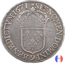 scudo "au buste juvenile" 1671 (Rennes)