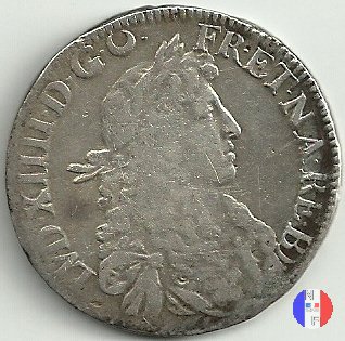 scudo "au buste juvenile de Béarn" 1671 (Pau)