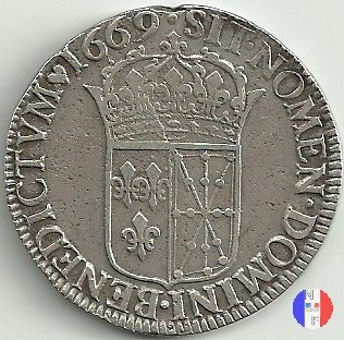 scudo "au buste juvenile de Navarre" 1669 (Saint Palais)