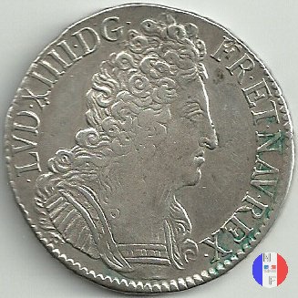 scudo " aux 3 couronnes"da 1709 a 1711 1710 (Bourges)