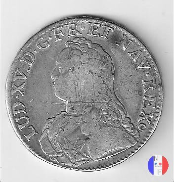 scudo"aux branches " dal 1726 al 1729 1727 (Tours)