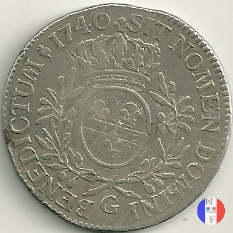 scudo " aux branches" dal 1740 al 1741 1740 (Poitiers)