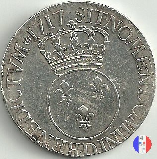 scudo detto "vertugadin" da 1717 al 1718 1717 (Lyon)