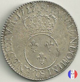 scudo detto "vertugadin" da 1717 al 1718 1717 (Reims)