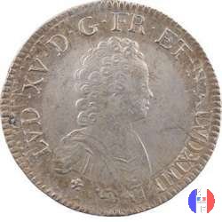 scudo detto "vertugadin" da 1717 al 1718 1718 (Paris)