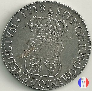 scudo di Francia-Navarra 1718 (Perpignan)