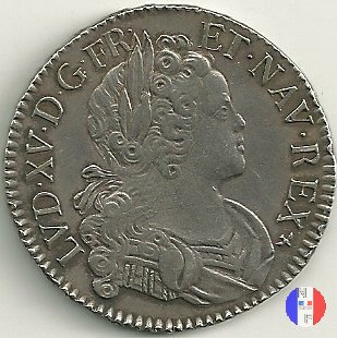 scudo di Francia-Navarra 1718 (Dijon)