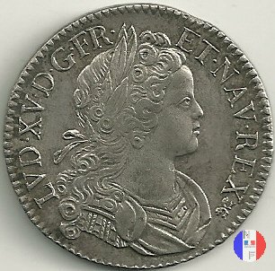 scudo di Francia-Navarra 1718 (Grenoble)