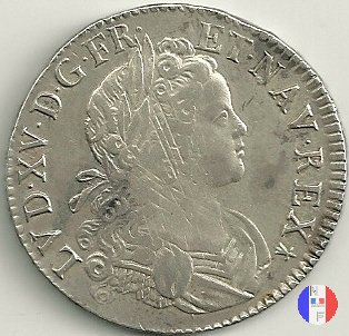 scudo di Francia-Navarra 1718 (Metz)