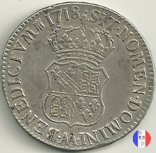 scudo di Francia-Navarra 1718 (Metz)