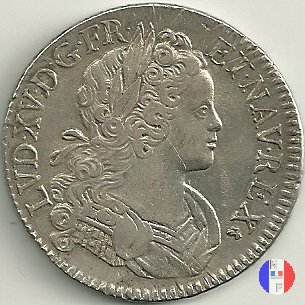 scudo di Francia-Navarra 1718 (Lyon)