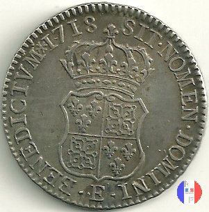 scudo di Francia-Navarra 1718 (Tours)