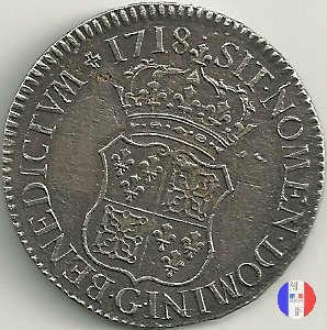 scudo di Francia-Navarra 1718 (Poitiers)