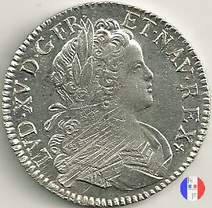 scudo di Francia-Navarra 1718 (Limoges)