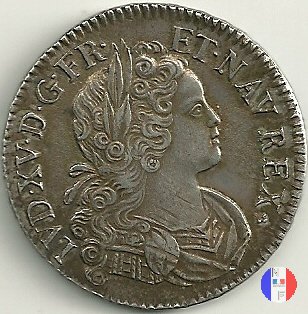 scudo di Francia-Navarra 1718 (Bordeaux)