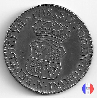 scudo di Francia-Navarra 1718 (Montpellier)