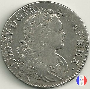 scudo di Francia-Navarra 1718 (Lille)